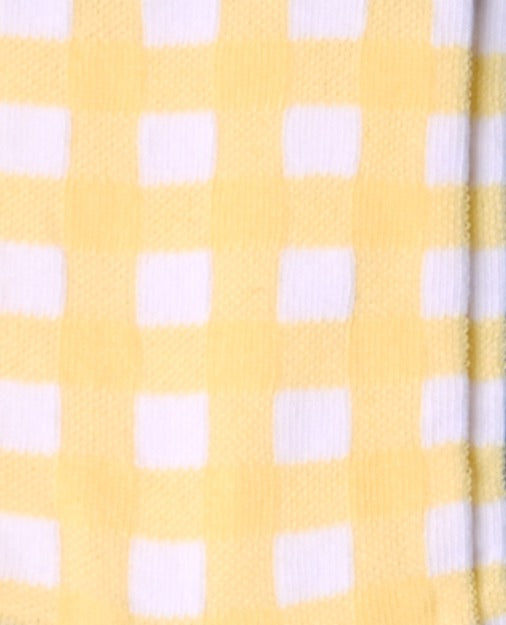 CALZINI ARTURO VICHY - CREAM/PISTACHIO