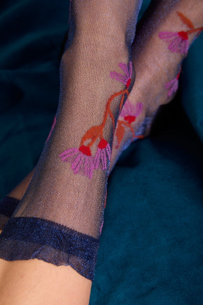 CALZINI ARTURO RIGA DRITTO - PETROL