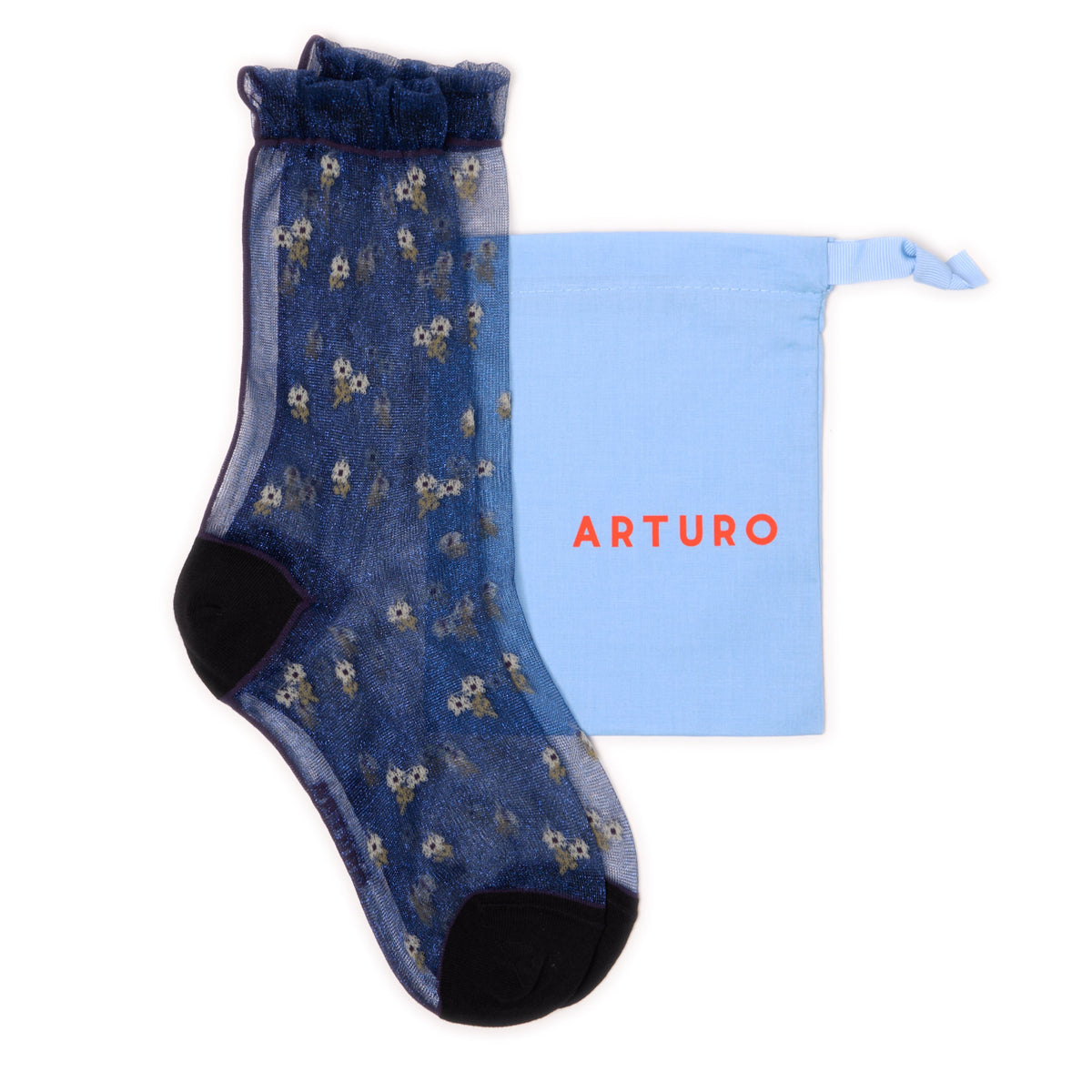 CALZINI ARTURO CRISTALLINO - BLU