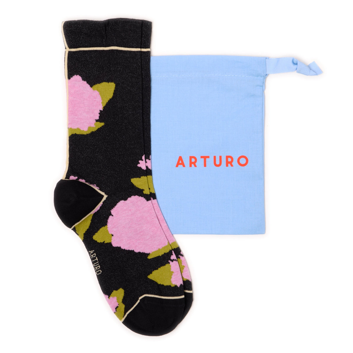 CALZINI ARTURO IKEBANA - NERO