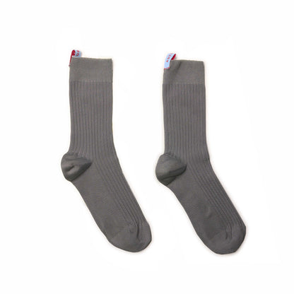 Calzini a costine da donna color grigio di Arturo Stories.